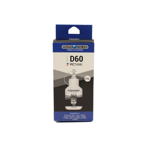 BOTELLA TINTA COMPATIBLE CON BROTHER BTD60BK - BLACK