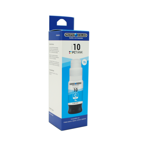 BOTELLA TINTA COMPATIBLE CON CANON GI-10C - CYAN - Imagen 2