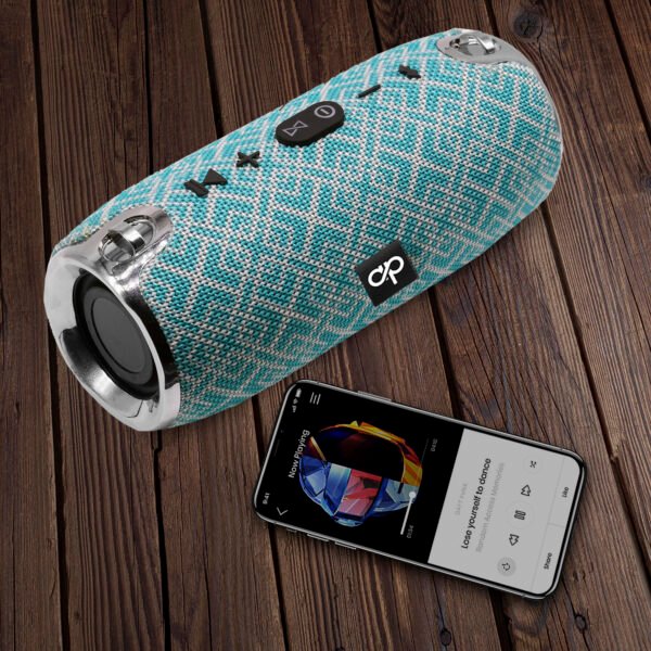 PARLANTE BLUETOOTH  PORTATIL AUDIOPRO CON ENTRADA SD/USB/FM/AUX . GREEN/GREY - Imagen 4