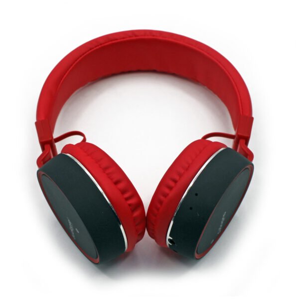 Audífonos HEADBAND BLUETOOTH CON BT/FM/TF/AUX. RED - Imagen 2