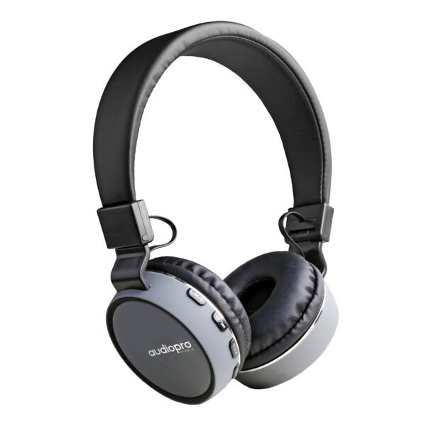 Audífonos HEADBAND BLUETOOTH CON BT/FM/TF/AUX SILVER/BLACK