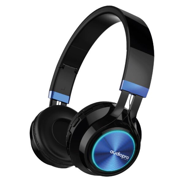 Audífonos HEADBAND BLUETOOTH CON BT/FM/TF/AUX. BLUE