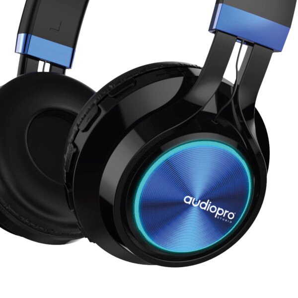 Audífonos HEADBAND BLUETOOTH CON BT/FM/TF/AUX. BLUE - Imagen 3