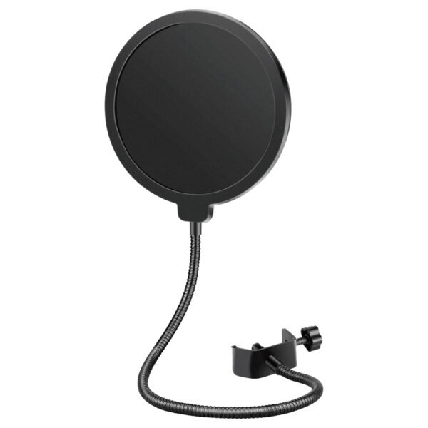 FILTRO ANTI POP AUDIOPRO PARA MICROFONOS DE GRABACION, SOPORTE GIRATORIO 360°