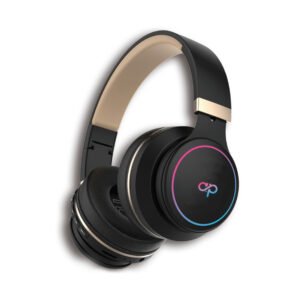 AUDIFONO HEADBAND BLUETOOTH CON BT/FM/TF/AUX BLACK/RED