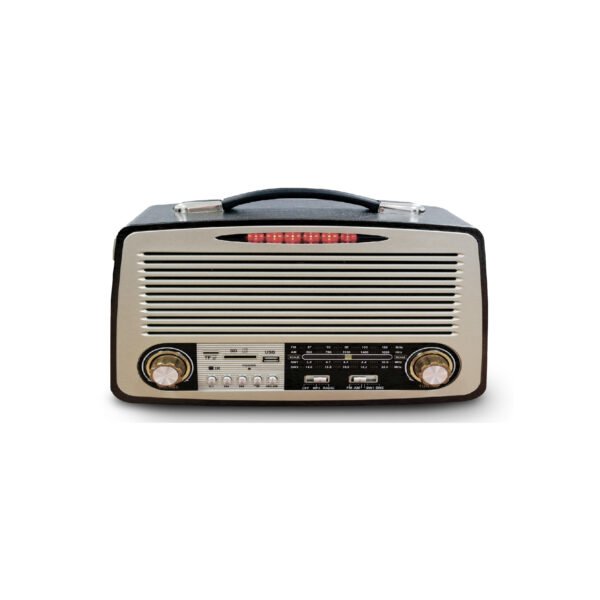 RADIO RETRO PORTATIL AUDIOPRO. BLUETOOTH/GRABADORA/ FM/USB/SD/RECARGABLE. - Imagen 2