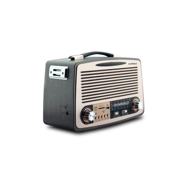 RADIO RETRO PORTATIL AUDIOPRO. BLUETOOTH/GRABADORA/ FM/USB/SD/RECARGABLE. - Imagen 3