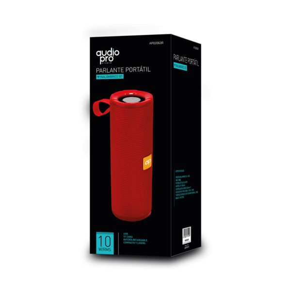 PARLANTE PORTABLE AUDIOPRO/ BT /USB/SD/ BLUE - Imagen 2