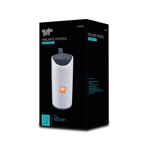 PARLANTE PORTABLE AUDIOPRO/ BT /USB/SD/ BLACK - Imagen 2