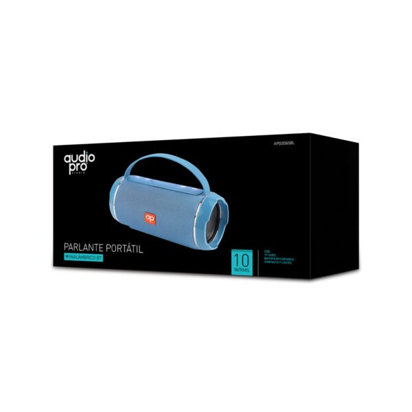 PARLANTE PORTABLE AUDIOPRO/ BT /USB/SD/ BLUE - Imagen 2