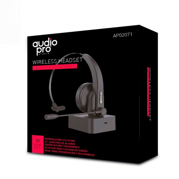 AURICULAR BLUETOOTH V5 CALL CENTER AUDIOPRO - Imagen 5