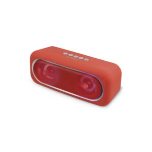 PARLANTE TWS BLUETOOTH  PORTATIL AUDIOPRO CON ENTRADA SD/USB/AUX RGB RED