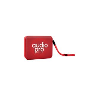 PARLANTE PORTATIL INALAMBRICO AUDIOPRO 3W BLUETOOTH/SD/RADIO USB, ALCANCE 15MTS  RED