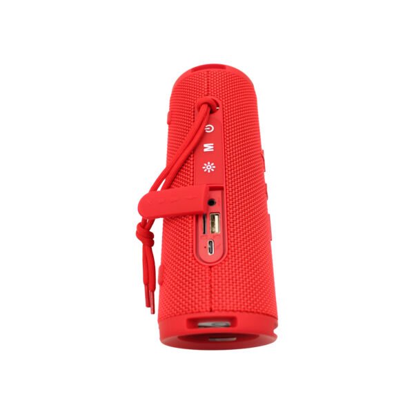 PARLANTE LED PORTATIL INALAMBRICO AUDIOPRO 10W BLUETOOTH/FM/LINE IN/MANOS LIBRES CABLE TIPO C TWS- RED - Imagen 4