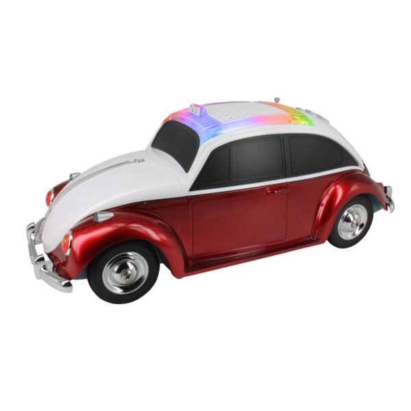 PARLANTE AUTO ESCARABAJO CON ILUMINACION AUDIOPRO CON ENTRADA BT/SD/USB/FM/FUNCION TWS MISMO MODELO. RED - Imagen 3