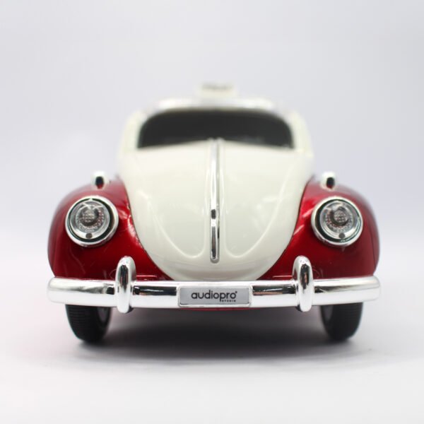 PARLANTE AUTO ESCARABAJO CON ILUMINACION AUDIOPRO CON ENTRADA BT/SD/USB/FM/FUNCION TWS MISMO MODELO. RED - Imagen 2