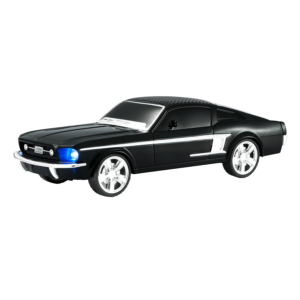 PARLANTE AUTO MUSTANG 1967 AUDIOPRO CON ENTRADA BT/MICRO SD/USB/FM/PANTALLA LED/FUNCION TWS MISMO MODELO. BLACK