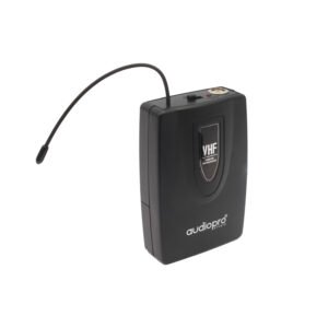 MICROFONO DE CINTILLO INALAMBRICO AUDIOPRO CON SISTEMA VHF/BATERIA 9V/TASA DE DISTORCION 0.5%