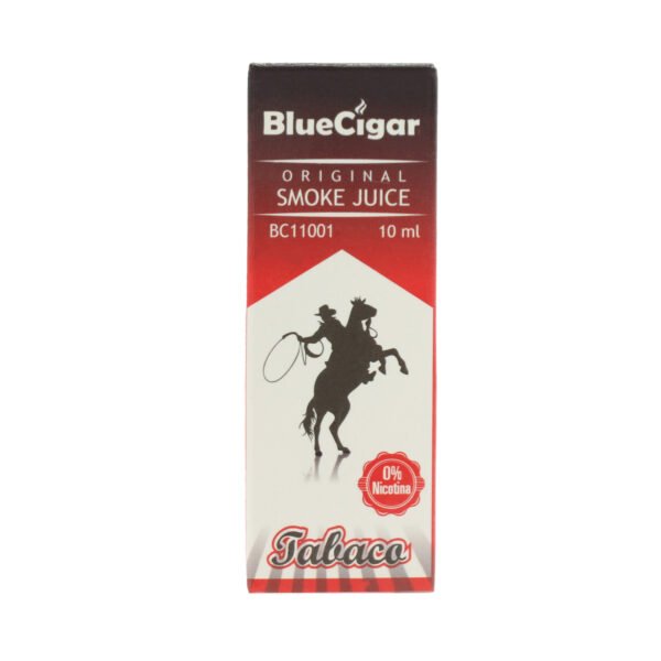 RECARGA DE VAPORIZADOR ELECTRONICO BLUECIGAR 0% NICOTINA /SABOR TABACO - Imagen 2