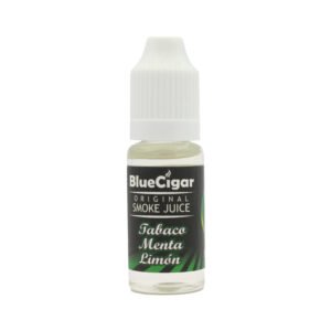 RECARGA DE VAPORIZADOR ELECTRONICO BLUECIGAR 0% NICOTINA /SABOR TABACO MENTHOM LEMON