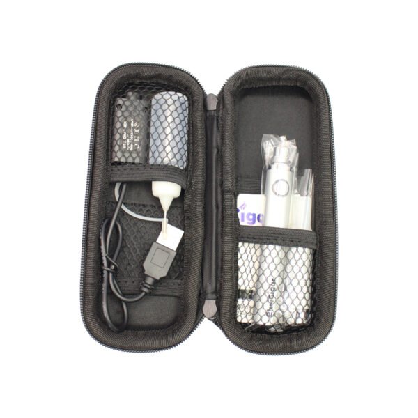 VAPORIZADOR ELECTRONICO BLUECIGAR CON ATOMIZADOR DE METAL/CARGA USB/CARTUCHERA, COLOR SILVER - Imagen 2