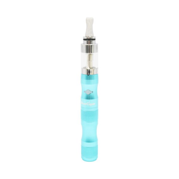 VAPORIZADOR ELECTRONICO CON VOLTAJE VARIABLE BLUECIGAR DE METAL/CARGA USB/CARTUCHERA, COLOR BLUE.