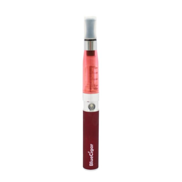 VAPORIZADOR ELECTRONICO BLUECIGAR CON ATOMIZADOR DE METAL/CARGA USB/COLOR RED. BLISTER