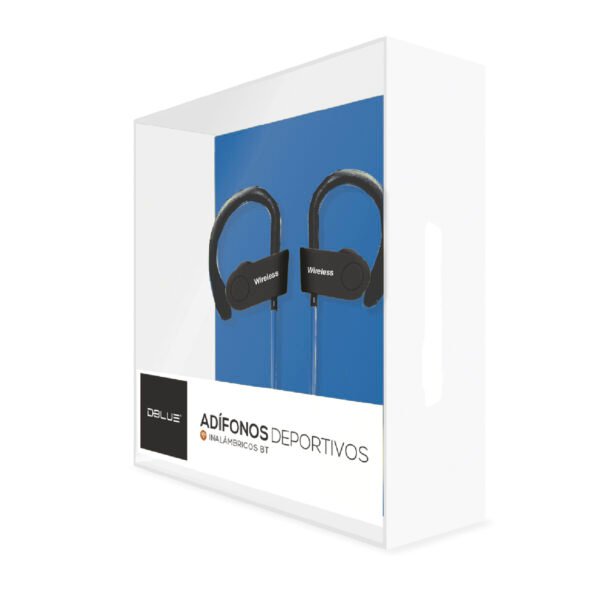 Audífonos DBLUE BLUETOOTH IN/EAR DEPORTIVO CON AGARRE DE OIDOS /RED - Imagen 4