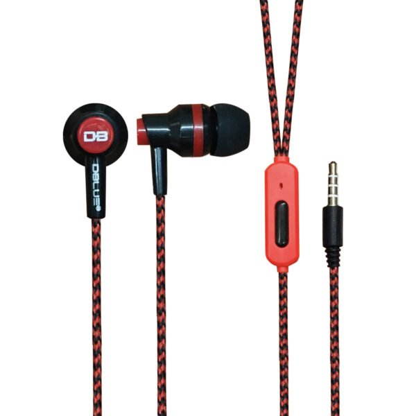 AUDIFONO DBLUE ULTRALIGERO CABLE TEXTIL CON MANOS LIBRES/SONIDO DIRECTO. RED - Imagen 4
