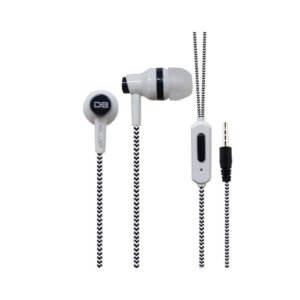 AUDIFONO DBLUE ULTRALIGERO CABLE TEXTIL CON MANOS LIBRES/SONIDO DIRECTO. WHITE