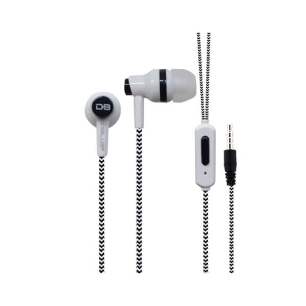 AUDIFONO DBLUE ULTRALIGERO CABLE TEXTIL CON MANOS LIBRES/SONIDO DIRECTO. WHITE