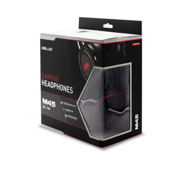 AudífonosS GAMER CON LUCES/MICROFONO/CONTROL DE VOLUMEN/CONEXION 3.5 Y USB - Imagen 4