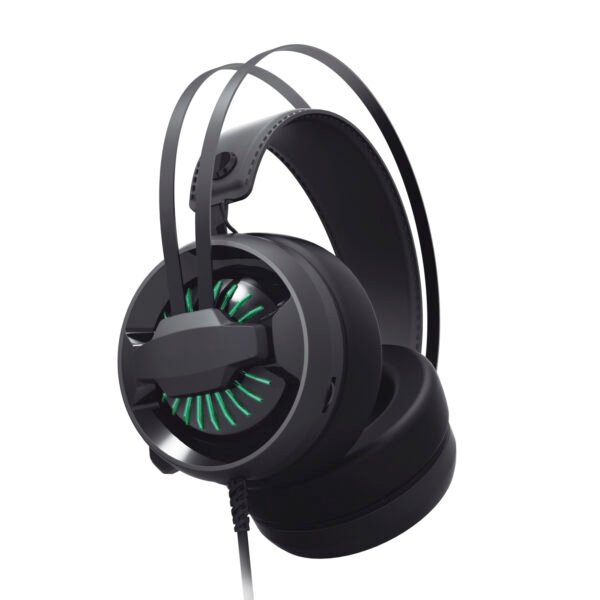 AudífonosS GAMER CON LUCES/MICROFONO/CONTROL DE VOLUMEN/CONEXION 3.5 Y USB
