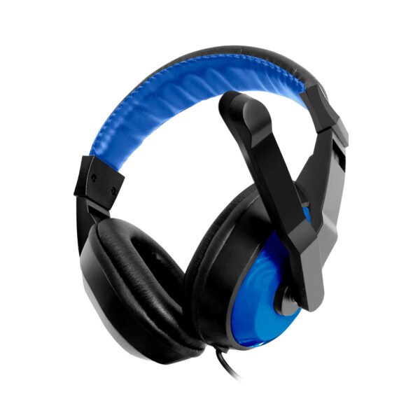 AUDIFONOS DBLUE GAMER 3,5 PARA CONSOLA DE VIDEO JUEGO/LARGO 1.8M/MICROFONO. BLUE