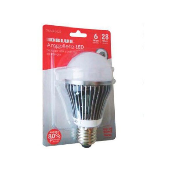 AMPOLLETA LED DBLUE CONSUME 6 WATT E ILUMINA 28 WATT. CONECTOR E27 - Imagen 2