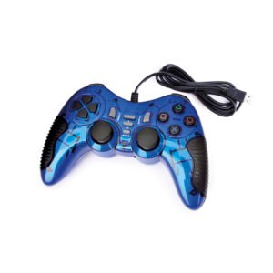 JOYSTICK D-SHOCK DBLUE USB DOUBLE VIBRATION PC BLUE/ CABLE DE 1.56M/,MANGO ANTIDESLIZANTE/DOBLE VIBRACION, BLUE