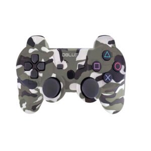 CONTROL PLAY STATION 3 DUAL SHOCK BLUETOOTH WIRELESS CON ENTRADA DE 6 AXIALES. MIMETIZADO SILVER