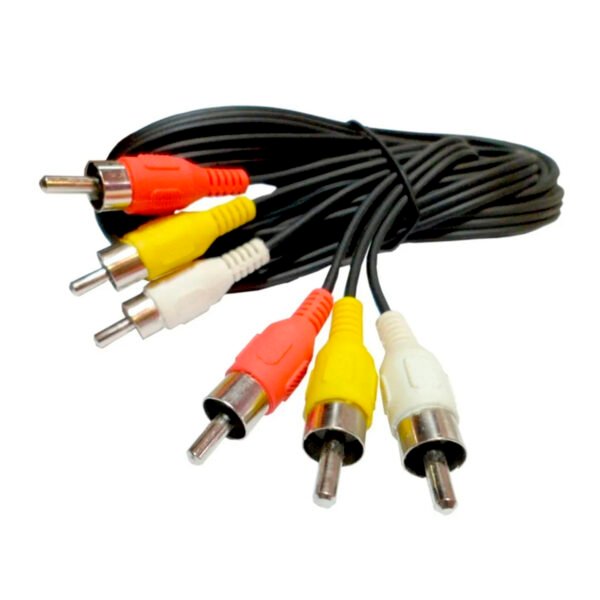 CABLE DBLUE 3RCA A 3RCA DE 5M/PERMITE RCA DE AUDIO Y VIDEO - Imagen 2