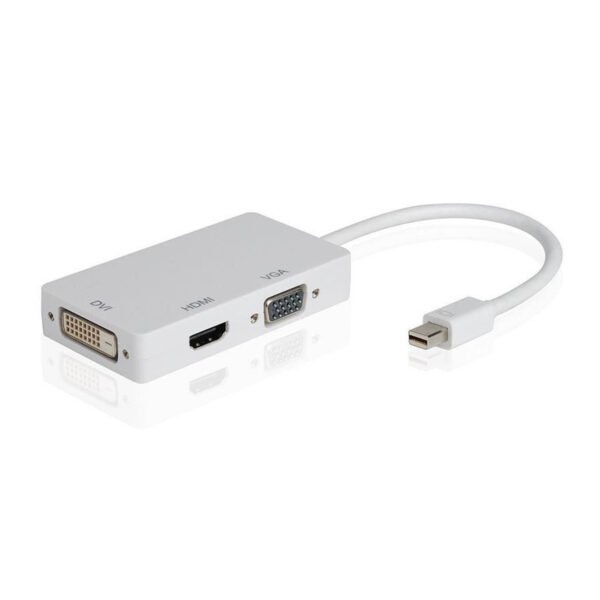 ADAPTADOR MINI DISPLAYPORT A HDMI VGA Y DVI PARA MACBOOK