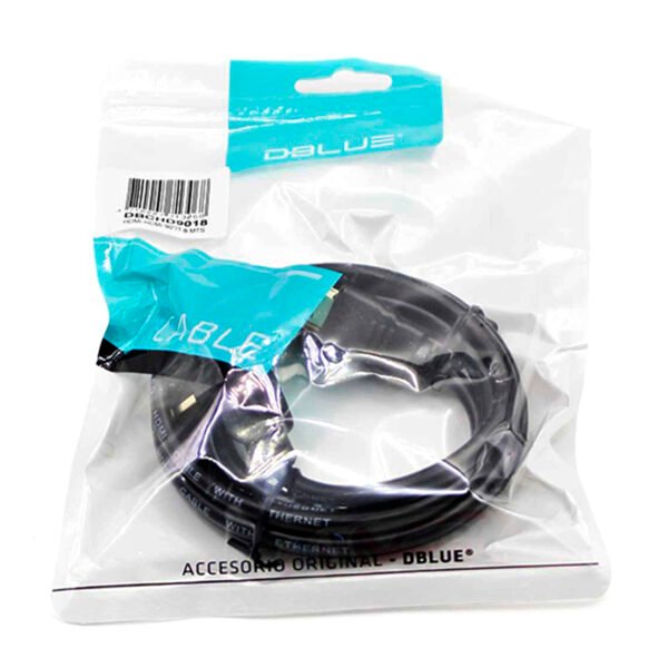 CABLE HDMI V.1.4 TV LED 3D/LCD/PLASMA 1,8 M BLISTER - Imagen 3