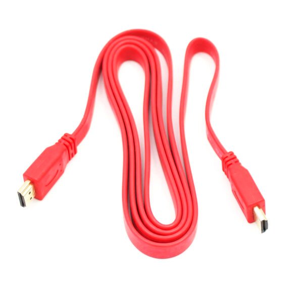 CABLE DBLUE 1.8M, HDMI A HDMI VERSION 1.4 CABLE FLAT RED
