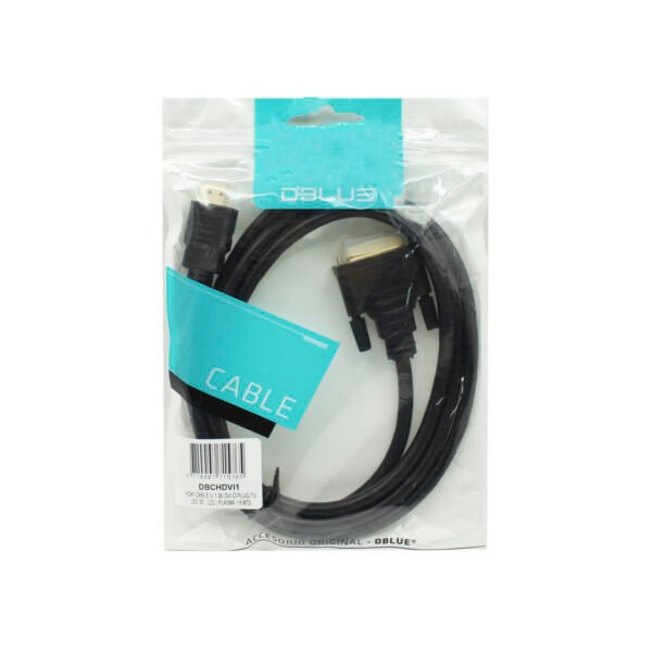 CABLE HDMI V.1.3B DVI-D PLUG TV LED 3D/LCD/PLASMA 1,8 MTS - Imagen 3