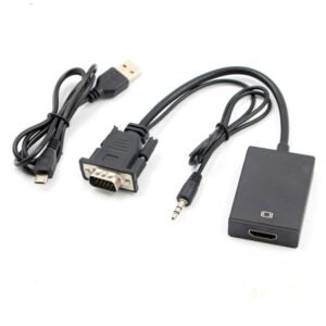 CONVERTIDOR VGA + AUDIO A HDMI