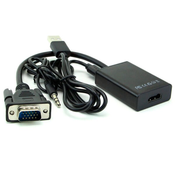 CONVERTIDOR VGA + AUDIO A HDMI - Imagen 2