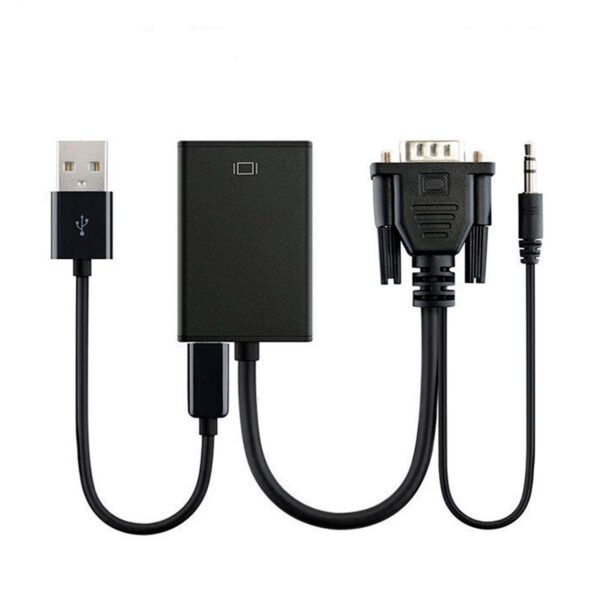 CONVERTIDOR VGA + AUDIO A HDMI - Imagen 4