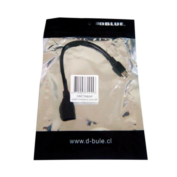 CABLE DBLUE OTG MINI A USB HEMBRA. - Imagen 2