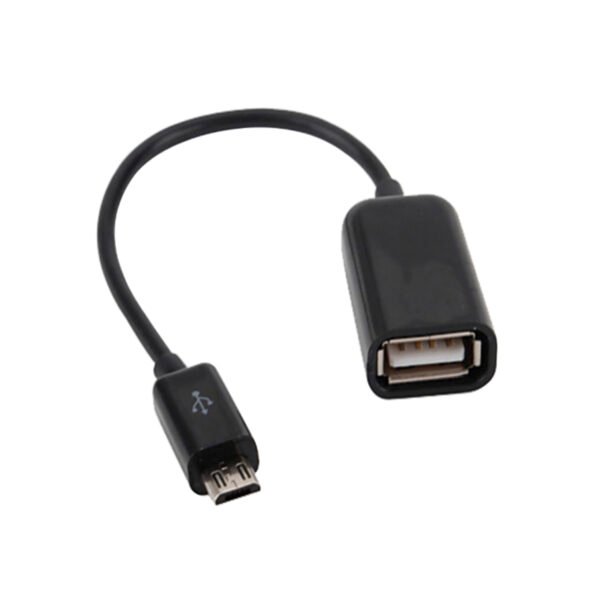 CABLE MICRO USB 8CM A USB HEMBRA