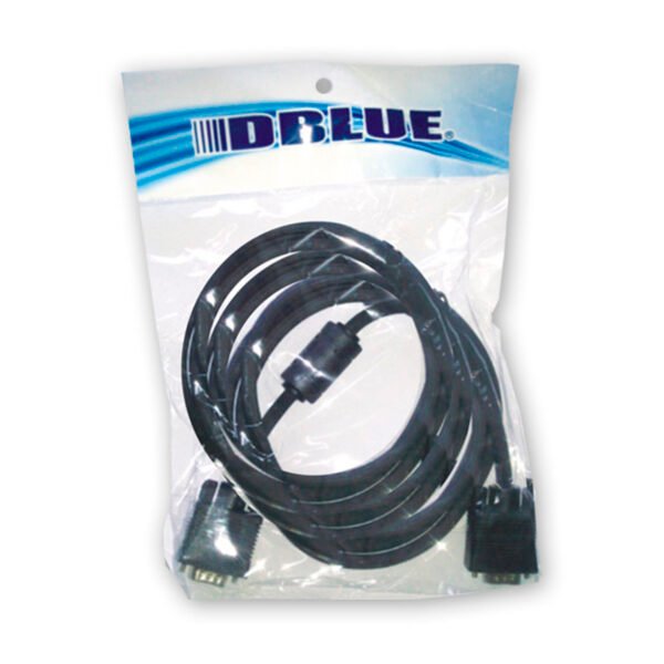 CABLE VGA 10MTS MACHO-MACHO PARA PROYECTOR, MONITOR, NOTEBOOK - Imagen 2