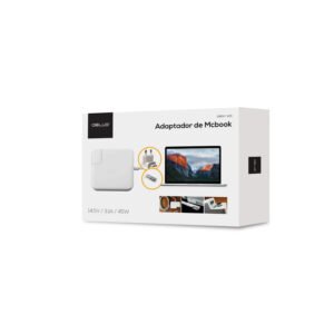 CARGADOR NOTEBOOK COMPATIBLE CON MACBOOK AIR 14.5V/3.1A 45W WHITE