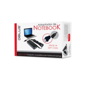 CARGADOR NOTEBOOK COMPATIBLE CON SAMSUNG 19V/2.1A 40W.